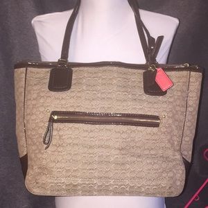 COACH POPPY SIGNATURE C OXFORD TOTE E1380-25051